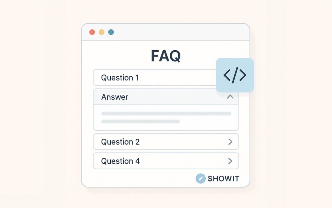 How to Build a Scalable Showit FAQ (with a Simple Code Snippet)